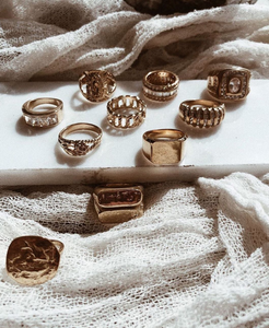 Double Rectangle Signet Ring