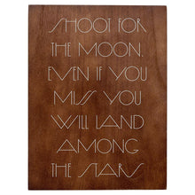 Load image into Gallery viewer, &quot;Shoot for the Moon&quot; Wall Decor
