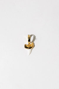 Shark Tooth Gold Earring