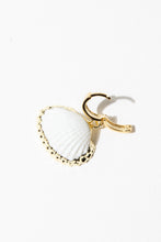 Load image into Gallery viewer, White Coquille Earrings
